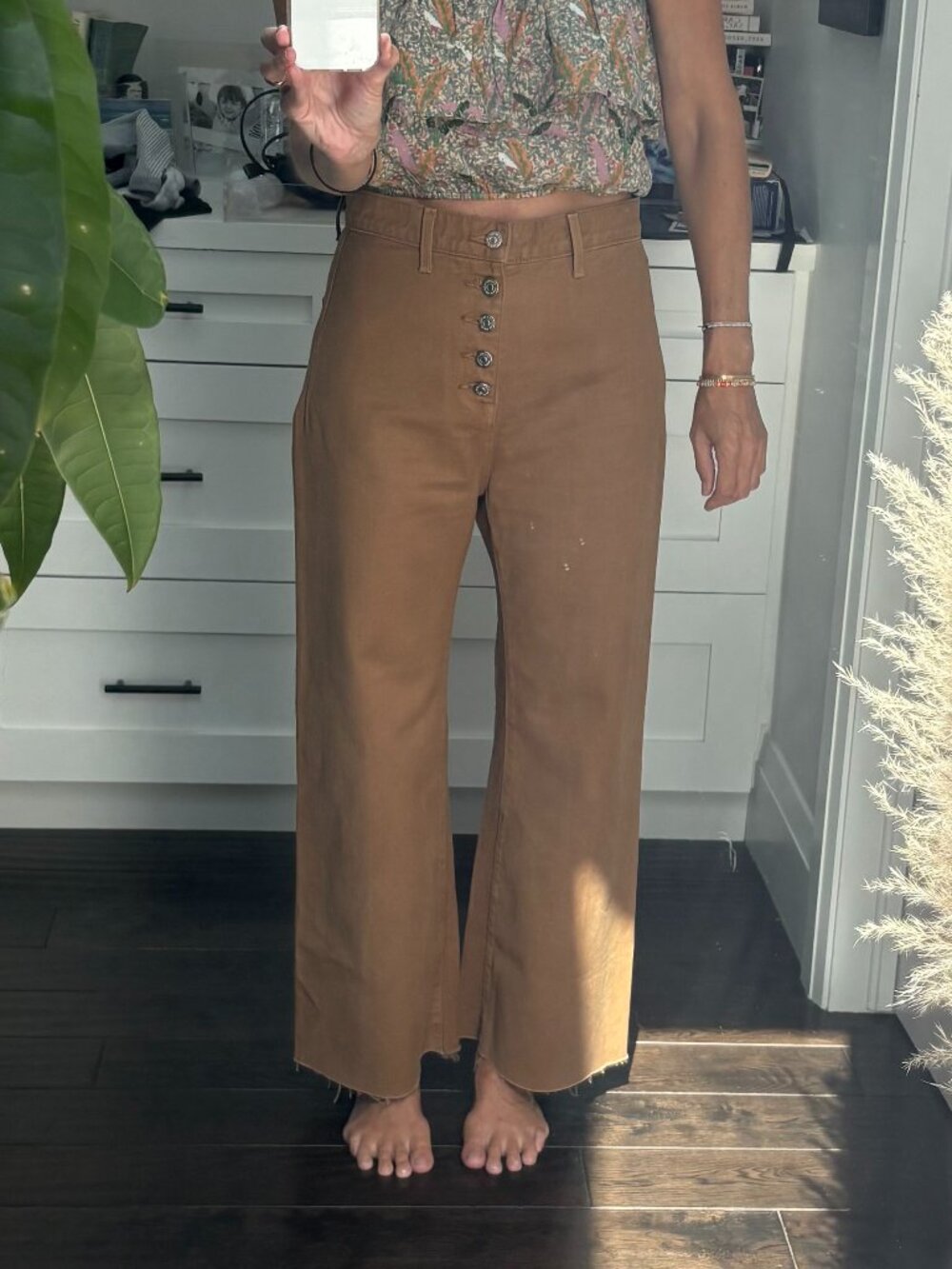Veronica Beard Grant Wide Leg High Rise
